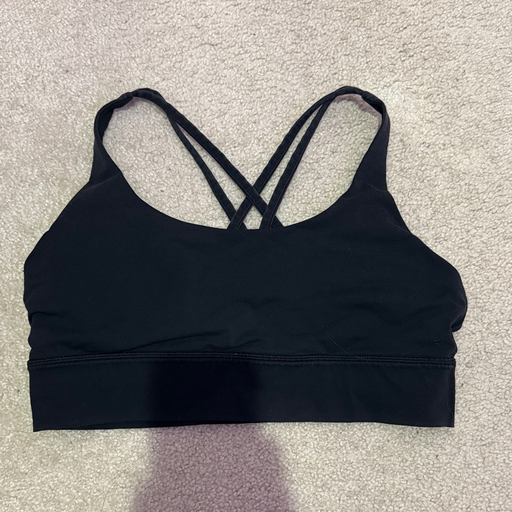 Lululemon Energy Black Sports Bra